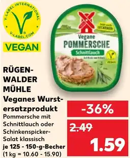 Kaufland RÜGENWALDER MÜHLE Veganes Wurstersatzprodukt Angebot