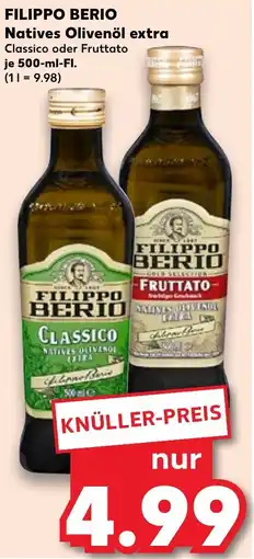 Kaufland FILIPPO BERIO Natives Olivenöl extra Angebot