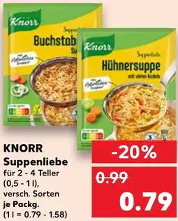 Kaufland KNORR Suppenliebe Angebot