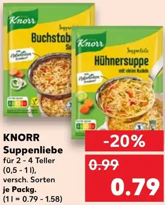 Kaufland KNORR Suppenliebe Angebot