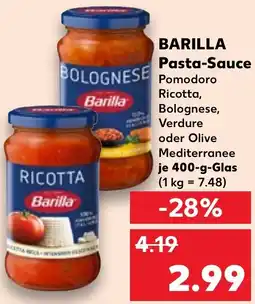 Kaufland BARILLA Pasta-Sauce Angebot