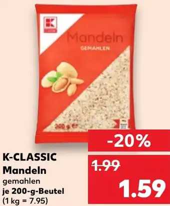 Kaufland K-CLASSIC Mandeln Angebot
