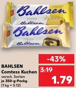 Kaufland BAHLSEN Comtess Kuchen Angebot