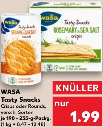 Kaufland WASA Tasty Snacks Angebot