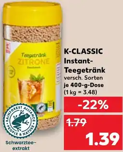 Kaufland K-CLASSIC Instant Teegetränk Angebot