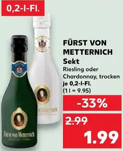 Kaufland FÜRST VON METTERNICH Sekt Angebot