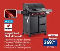 Aldi Nord Gasgrill Cool Black 4.1 maxX Angebot