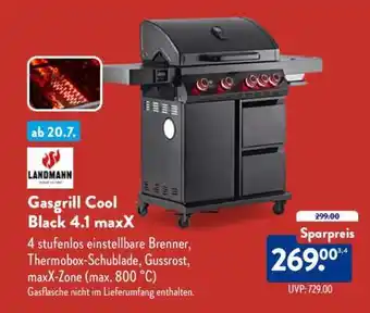 Aldi Nord Gasgrill Cool Black 4.1 maxX Angebot