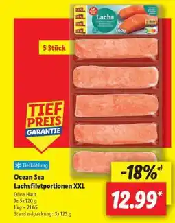 Lidl Ocean Sea Lachsfiletportionen XXL Angebot