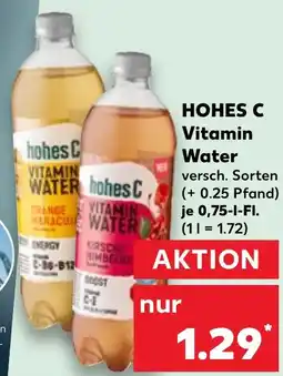Kaufland HOHES C Vitamin Water Angebot