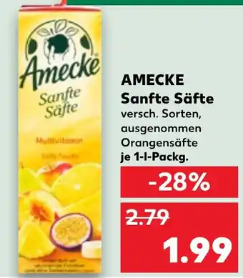 Kaufland AMECKE Sanfte Säfte Angebot