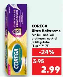 Kaufland COREGA Ultra Haftcreme Angebot