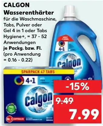 Kaufland CALGON Wasserenthärter Angebot