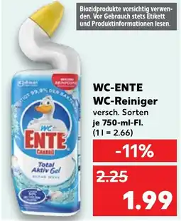Kaufland WC-ENTE WC-Reiniger Angebot