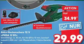 Kaufland Akku-Heckenschere 12 V PHSA 12 B1 Angebot