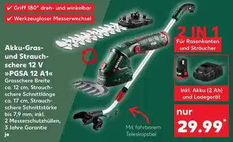 Kaufland Akku-Gras- und Strauch- schere 12 V PGSA 12 A1 Angebot