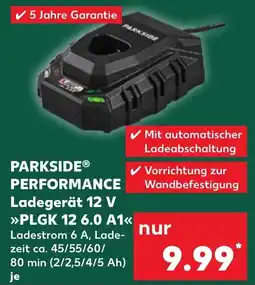 Kaufland PARKSIDE PERFORMANCE Ladegerät 12 V PLGK 12 6.0 A1 Angebot