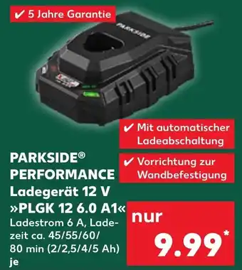 Kaufland PARKSIDE PERFORMANCE Ladegerät 12 V PLGK 12 6.0 A1 Angebot