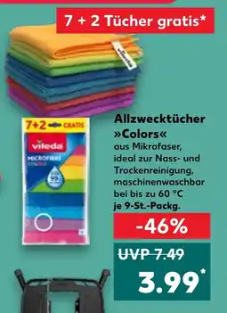 Kaufland vileda Allzwecktücher Colors Angebot