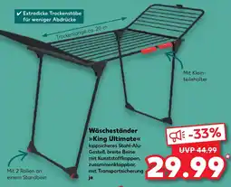 Kaufland vileda Wäscheständer King Ultimate Angebot