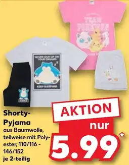 Kaufland Shorty- Pyjama Angebot