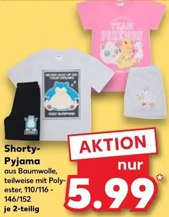 Kaufland Shorty- Pyjama Angebot