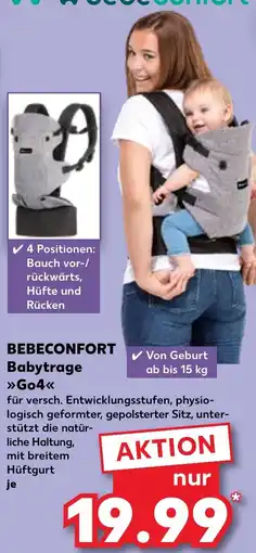 Kaufland BEBECONFORT Babytrage Go4 Angebot
