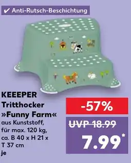 Kaufland KEEEPER Tritthocker Funny Farm Angebot