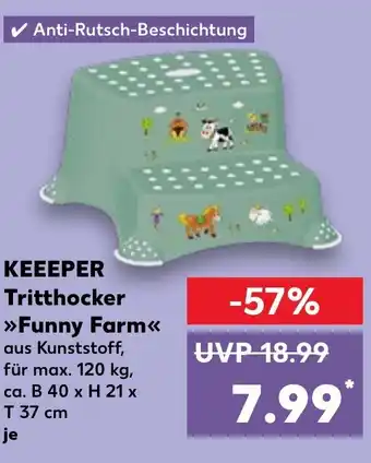 Kaufland KEEEPER Tritthocker Funny Farm Angebot