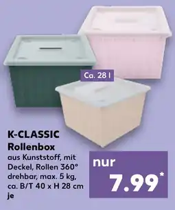 Kaufland K-CLASSIC Rollenbox Angebot