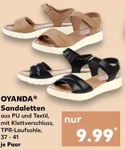 Kaufland OYANDA Sandaletten Angebot