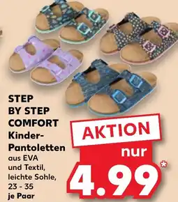 Kaufland STEP BY STEP COMFORT Kinder- Pantoletten Angebot