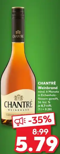 Kaufland CHANTRÉ Weinbrand Angebot