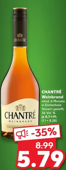 Kaufland CHANTRÉ Weinbrand Angebot