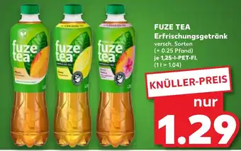 Kaufland FUZE TEA Erfrischungsgetränk Angebot