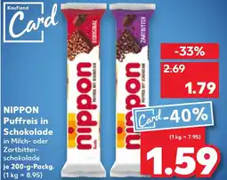 Kaufland NIPPON Puffreis in Schokolade Angebot