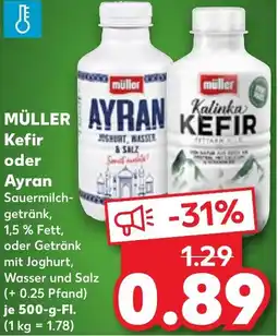Kaufland MÜLLER Kefir oder Ayran Angebot