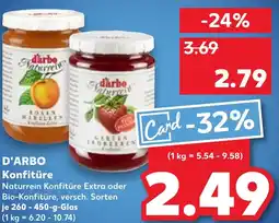 Kaufland D'ARBO Konfitüre Angebot