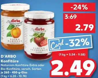 Kaufland D'ARBO Konfitüre Angebot