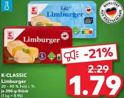Kaufland K-CLASSIC Limburger Angebot