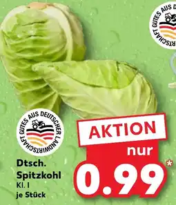 Kaufland Dtsch. Spitzkohl Angebot
