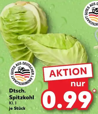 Kaufland Dtsch. Spitzkohl Angebot