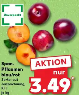 Kaufland Span. Pflaumen blau/rot Angebot