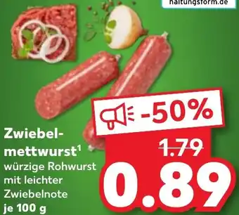 Kaufland Zwiebel- mettwurst Angebot