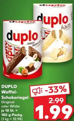 Kaufland DUPLO Waffel- Schokoriegel Angebot
