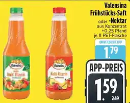 Edeka Valensina Frühstücks-Saft oder -Nektar Angebot