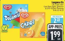 Edeka Langnese Eis Angebot
