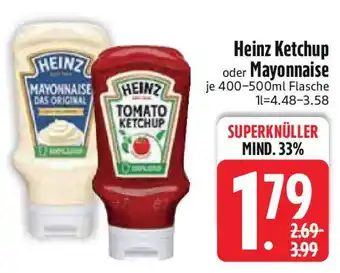 Edeka Heinz Ketchup oder Mayonnaise Angebot