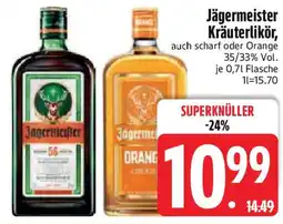 Edeka Jägermeister Kräuterlikör, Angebot