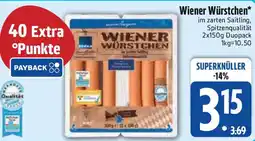 Edeka Wiener Würstchen Angebot